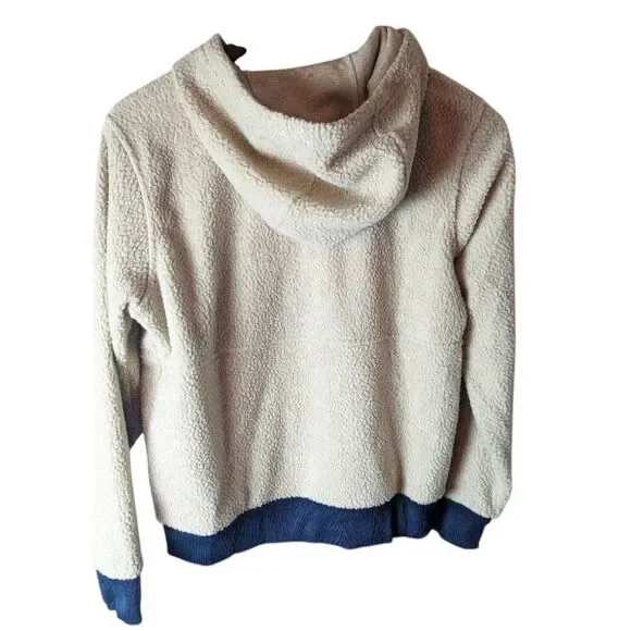 PATAGONIA Shearling Fleece Hoodie Jacket Size XS - Picture 3 of 4